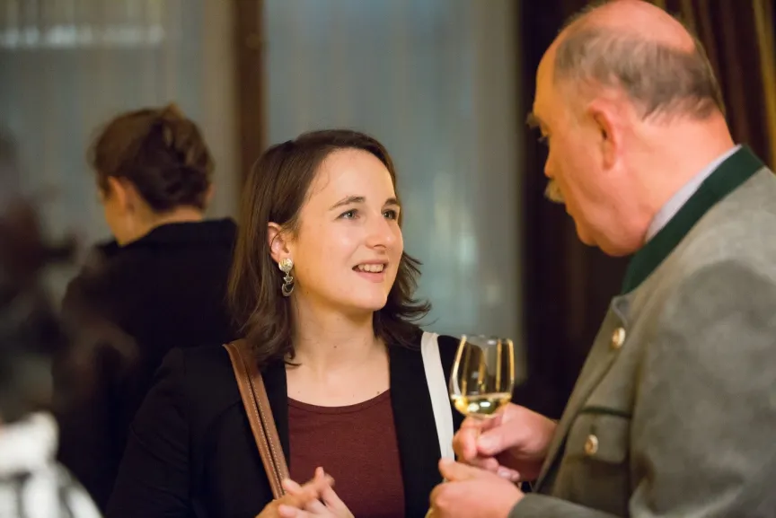 Gäste einer Gala Veranstaltung