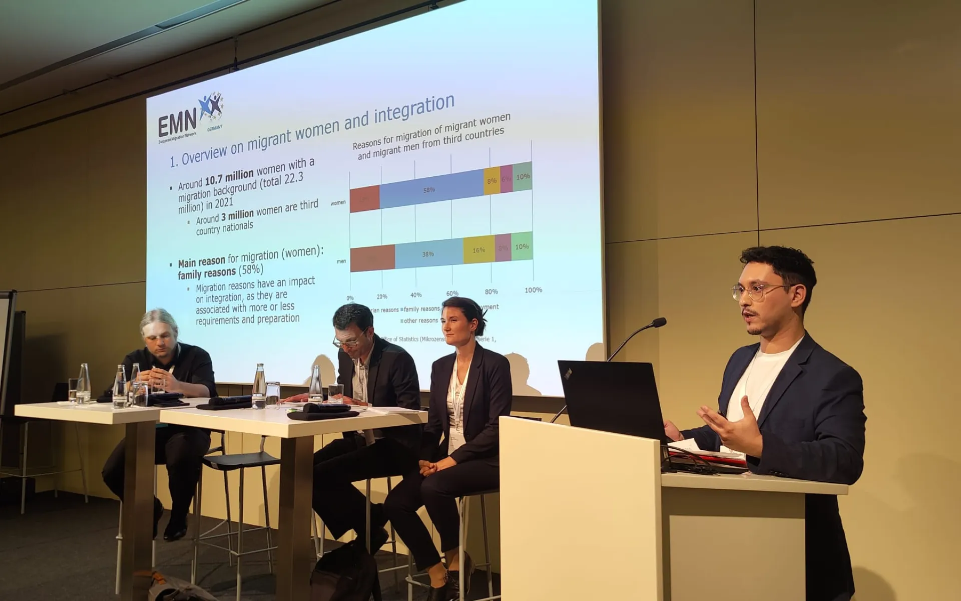 Speaker auf EMN Veranstaltung