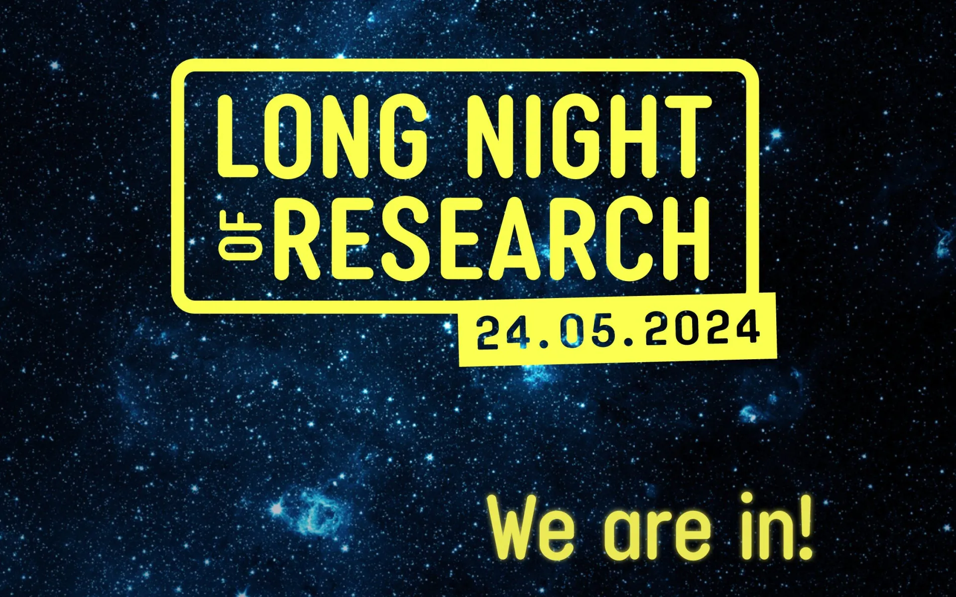 Lange Nacht der Forschung Plakat