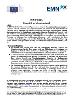 Visapolitik als Migrationskanal