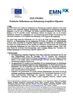 Praktische Maßnahmen zur Reduzierung irregulärer Migration