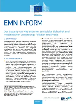 Der Zugang von MigrantInnen zu sozialer Sicherheit und medizinischer Versorgung : Politiken und Praxis