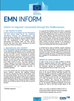 Inform über Migrationsbewegungen durch das Mittelmeer