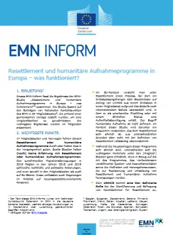 Resettlement und humanitäre Aufnahmeprogramme in Europa – was funktioniert?