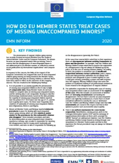 Vermisste Unbegeleitete Minderjährige MigrantInnen