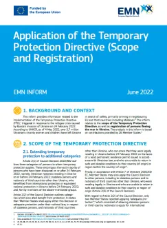 Application of the Temporary Protection Directive for Displaced Persons