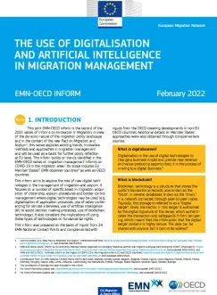 The Use of Digitalisation and Artifical Intelligence in Migration Management