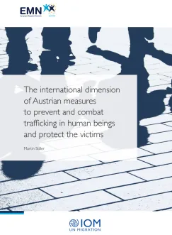 Cover of austrian report of trafficking stury in english 