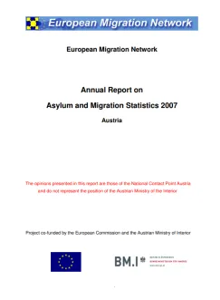  Jahresstatistikbericht zu Migration und internationalem Schutz 2007