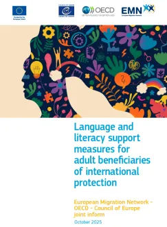 Language and literacy support measures for adult beneficiaries of international protection