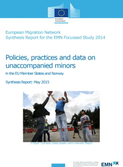 Politiken, Praktiken und Daten über unbegleitete Minderjährige in den EU-Mitgliedstaaten und Norwegen cover Studie