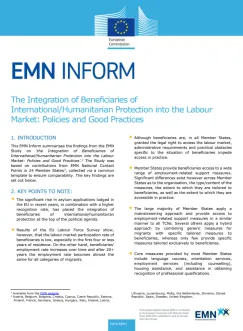 The Integration of Beneficiaries of International/Humanitarian Protection into the Labour Market: Policies and Good Practices 