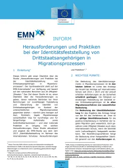 Herausforderungen und Praktiken zur Feststellung der Identität von Drittstaatsangehörigen in Migrationsverfahren