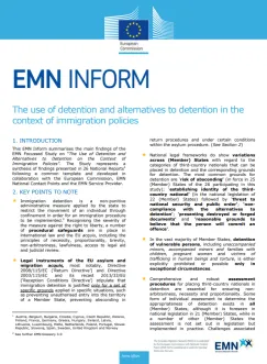 The use of detention and alternatives to detention in the context of immigration policies